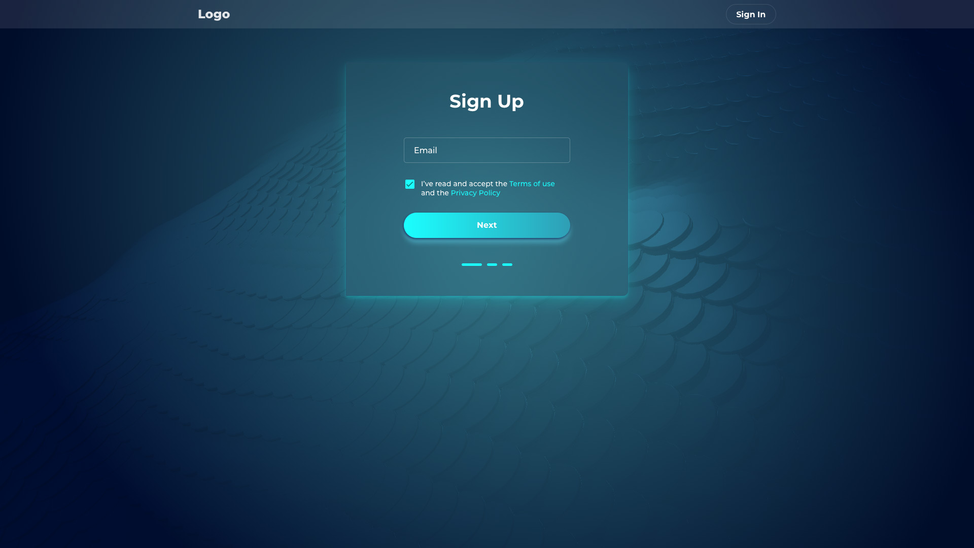 landing page ico mining
