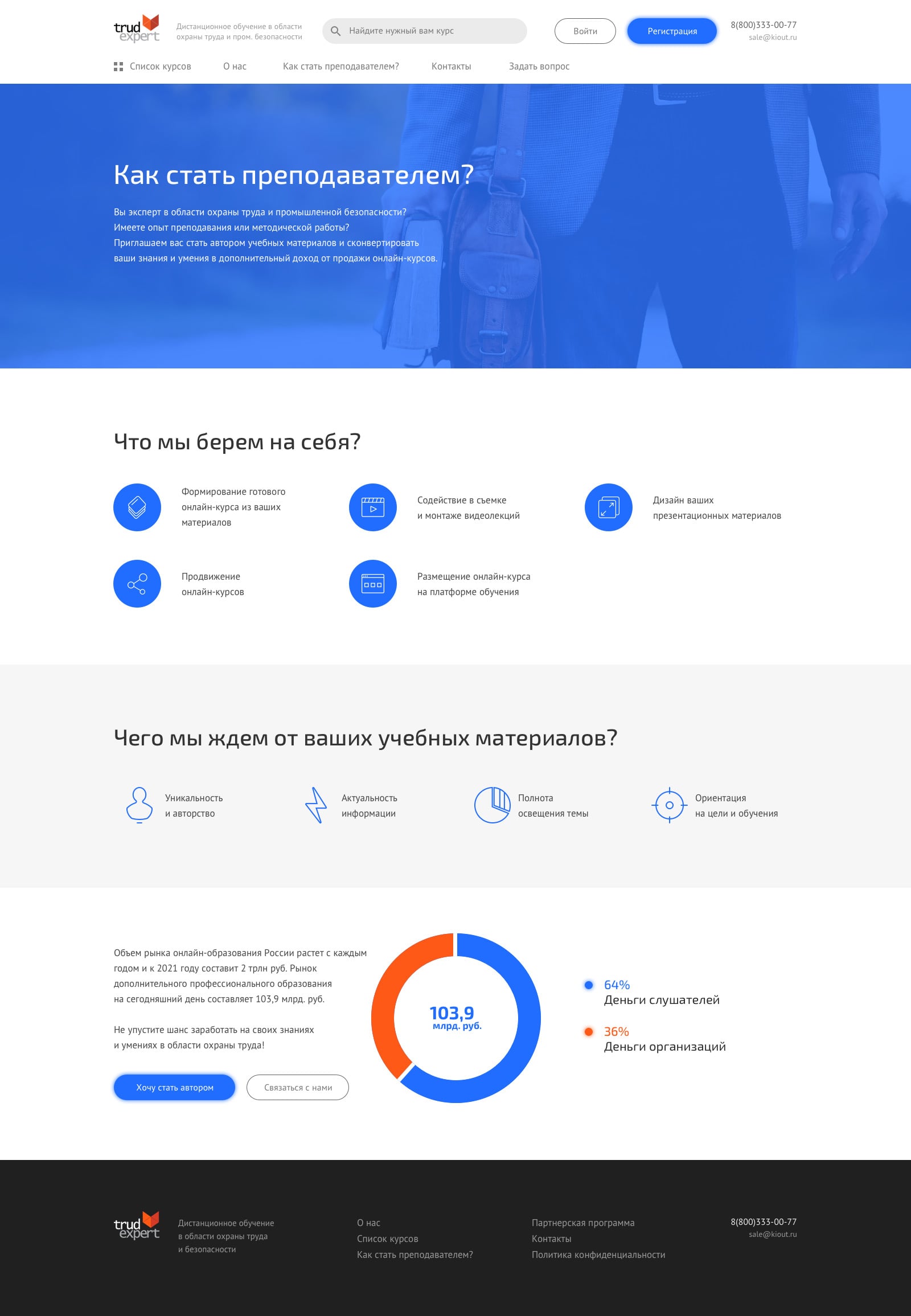 дизайн платформы дистанционного обучения